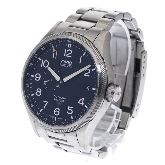 ORIS Big crown pro pilot 7710 GMT black Dial Automatic Men's Watch - Picture 1 of 11